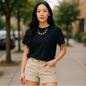 GUESS  Women’s Jean Frey Hem Shorts Size 27